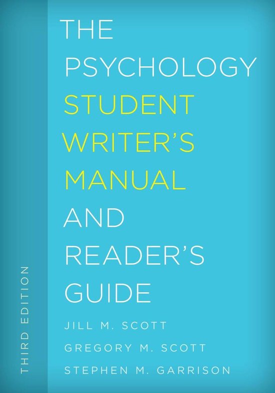 The Student Writer's Manual: A Guide to Reading and Writing  ... - cover