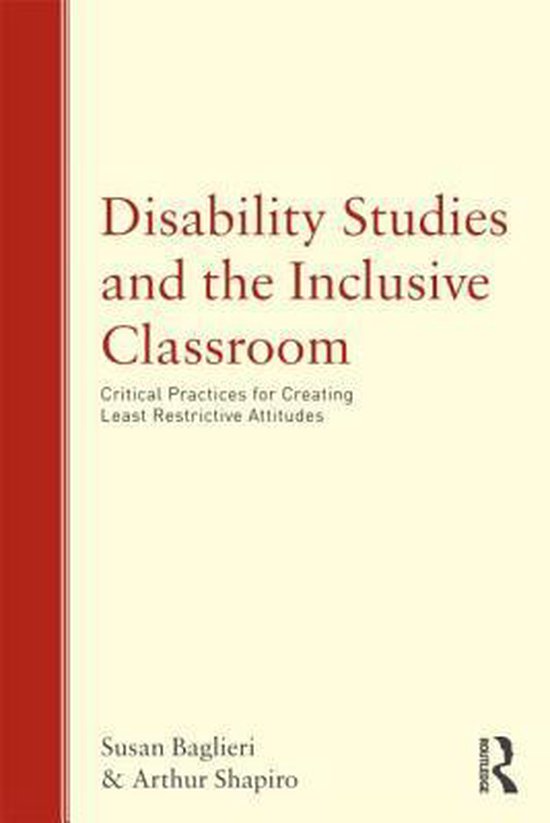 Disability Studies And The Inclusive Classroom - cover