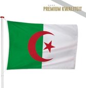 Algerijnse Vlag Algerije 100x150cm - Kwaliteitsvlag - Geschikt voor buiten