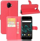 Book Case Hoesje Wiko WIM - Rood