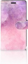 Sony Xperia XZ | Sony Xperia XZs Bookcase Design Pink Purple Paint