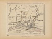 Historische kaart, plattegrond van gemeente Gorinchem in Zuid Holland uit 1867 door Kuyper van Kaartcadeau.com