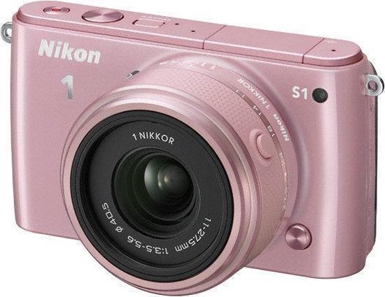 Nikon 1 S1 + 1 NIKKOR VR 11-27.5mm - Systeemcamera - Roze