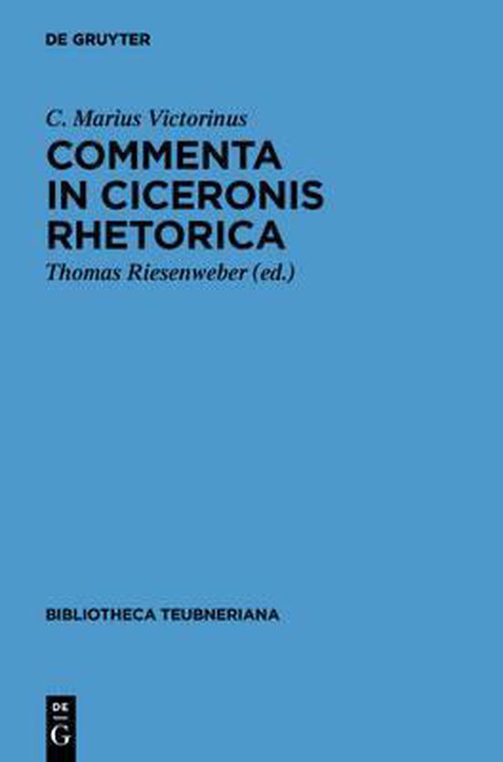 Commenta in Ciceronis Rhetorica - cover