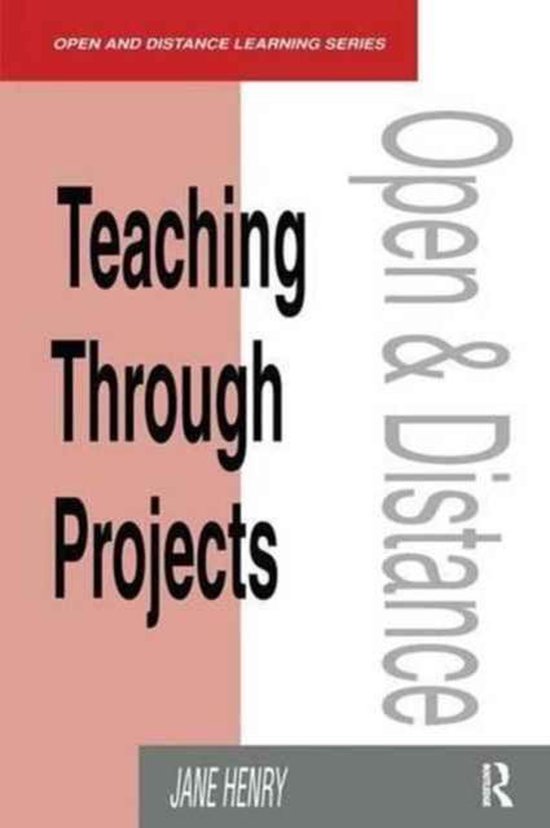 Open and Flexible Learning Series- Teaching Through Projects - cover