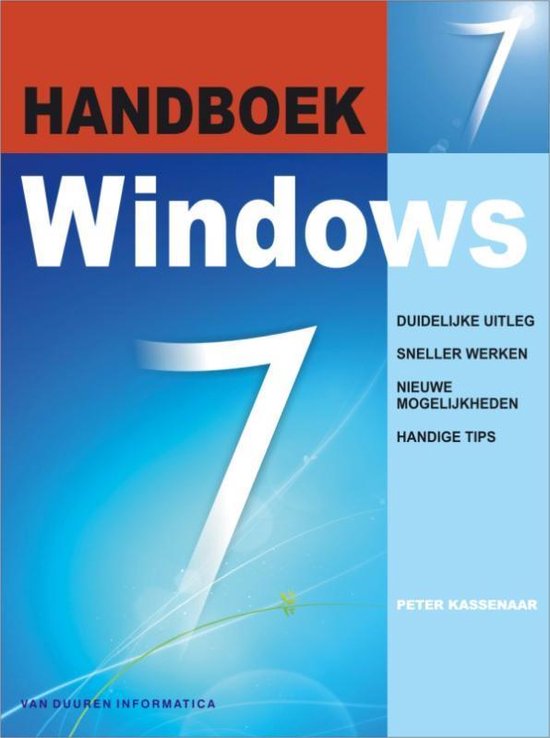 Cover van het boek 'Handboek Windows 7' van Peter Kassenaar