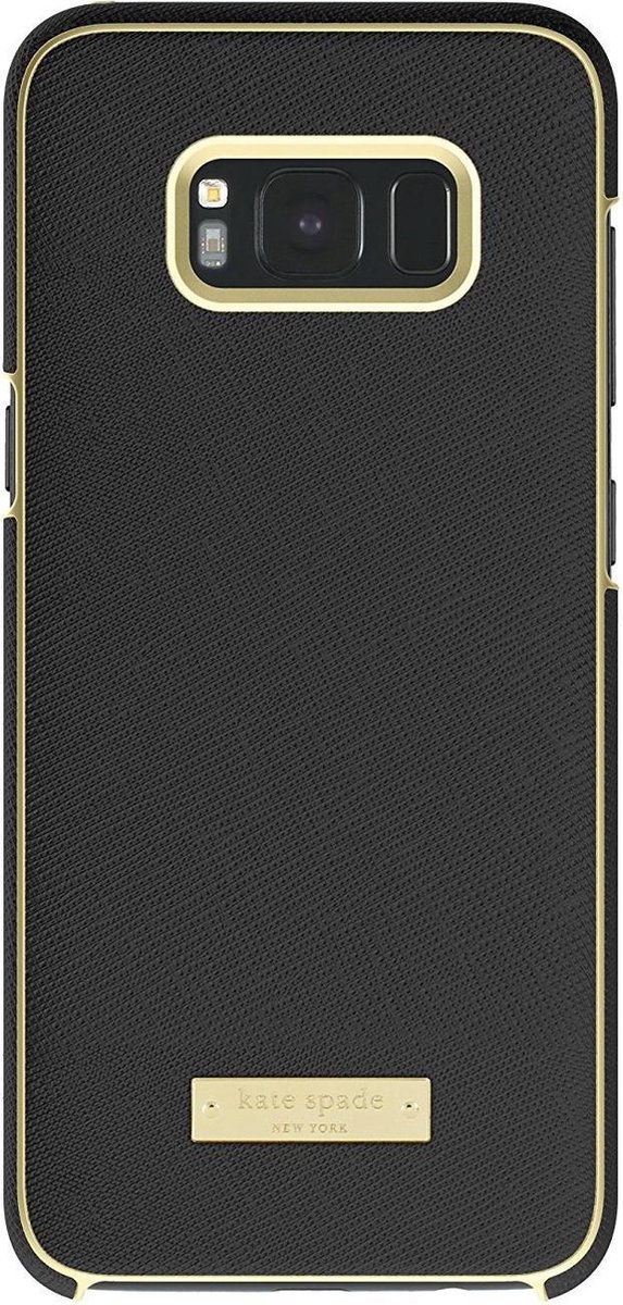 Kate Spade KSSA-032-SBLK mobiele telefoon behuizingen 14,7 cm (5.8") Hoes Zwart, Goud