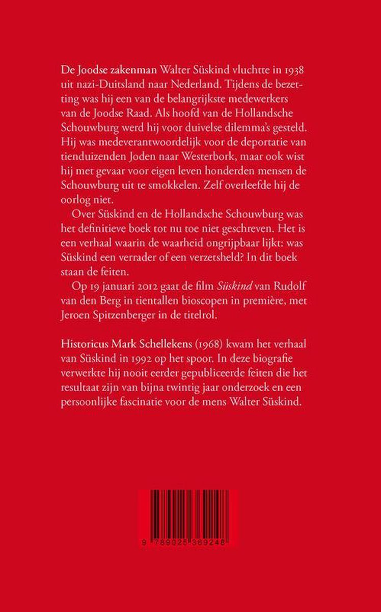 Walter Süskind - back cover