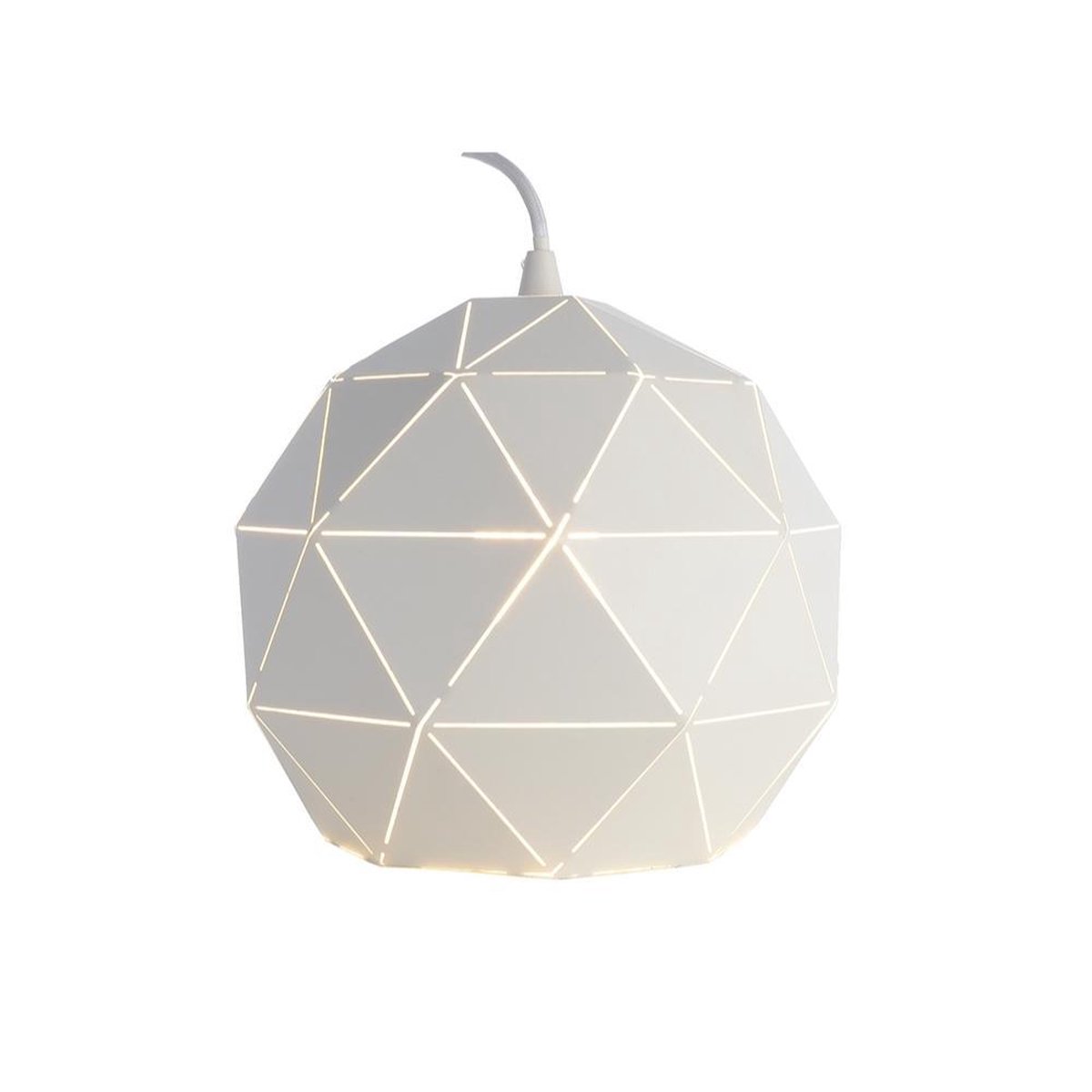 Deko-Light Pendant lamp, Asterope round 250, bulb(s) not included, constant voltage, 220-240V AC/50-60Hz, number of bases: 1, E27, 1x max. 60,00 W, metal, matt white, IP20