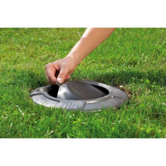 GARDENA ondergronds waterafnamepunt met 10m spiraalslang, automatische waterstop en tuinspuit
