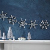 Silver Christmas – Sneeuwvlok slinger – zilver – 3 meter