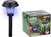 Deluxa Anti Muggenlamp - Solar Lamp Buiten - Muggen Lamp - Vliegenlamp Insectenlamp - Geurloos