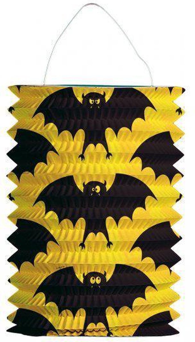 Vleermuis lampion - 18 cm - voor halloween of heksen thema - feestartikelen versieringen — afbeelding 2