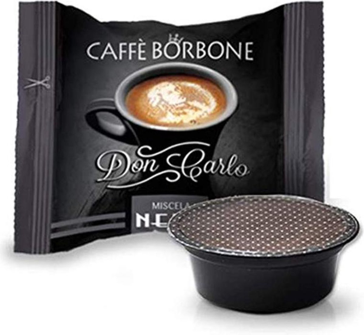 400 koffie cups Caffe Borbone Don Carlo Black voor Lavazza A Modo Mio