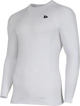 Donnay compressie shirt lange mouw - Baselayer - Heren - maat XXL - White (001)