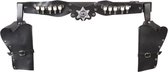 Boland Cowboyholster Dubbel Sheriff Zwart