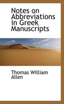 Notes on Abbreviations in Greek Manuscripts