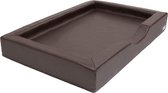 DoggyBed - Orthopedische Hondenmand - Visco Compact Style - 100 x 80 x 16 cm - Bruin