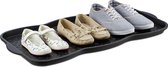 Schoenenmat zwart – Afdruipmat schoenen – schoen lekbak – 73 x 38,5 cm - Geschikt voor 3/4 paar schoenen
