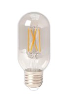 3 stuks  LED volglas LangFilament buismodel lamp 240V 4W 350lm E27 T45x110, Helder 2300K Dimbaar