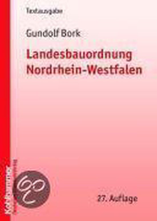 Landesbauordnung Nordrhein - Westfalen - cover