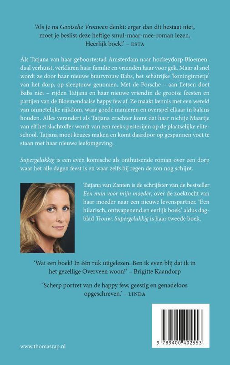 Super gelukkig - back cover