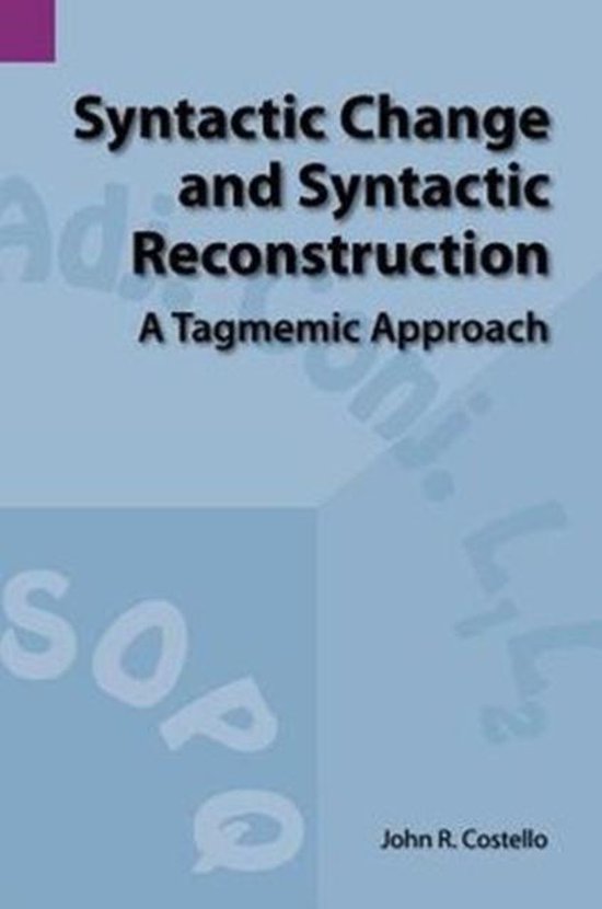 Syntactic Change and Syntactic Reconstruction - cover