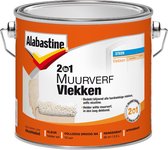 Alabastine Muurverf Vlekken - Wit - 2,5 liter