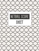 Netball Score Sheet
