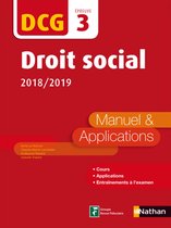 Droit social 2018/2019 DCG Epreuve 3 Manuel & applications 2018