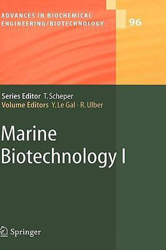 Omslag van Marine Biotechnology I