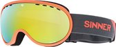 Sinner Vorlage Unisex Skibril - Matte Neon Orange  - Double Full Orange Mirror