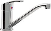 Verchroomde eengreepsmengkraan | Uitloop: 230mm