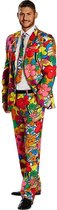 Flower Power Suit - Kostuum Volwassenen - Maat M - 48/50 - Carnavalskleding
