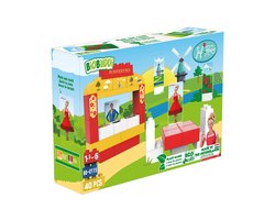 BiOBUDDi Juf Roos - Smakelijk Eten - 37 delig Past op Duplo !! - Jongens en Meisjes - Speelgoed - Cadeau Tip !!