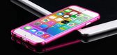 Aluminium bumper frame case ring hoes voor iPhone 6 4.7 inch / Kleur: Roze