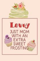 Lovey Just Mom with an Extra Sweet Frosting