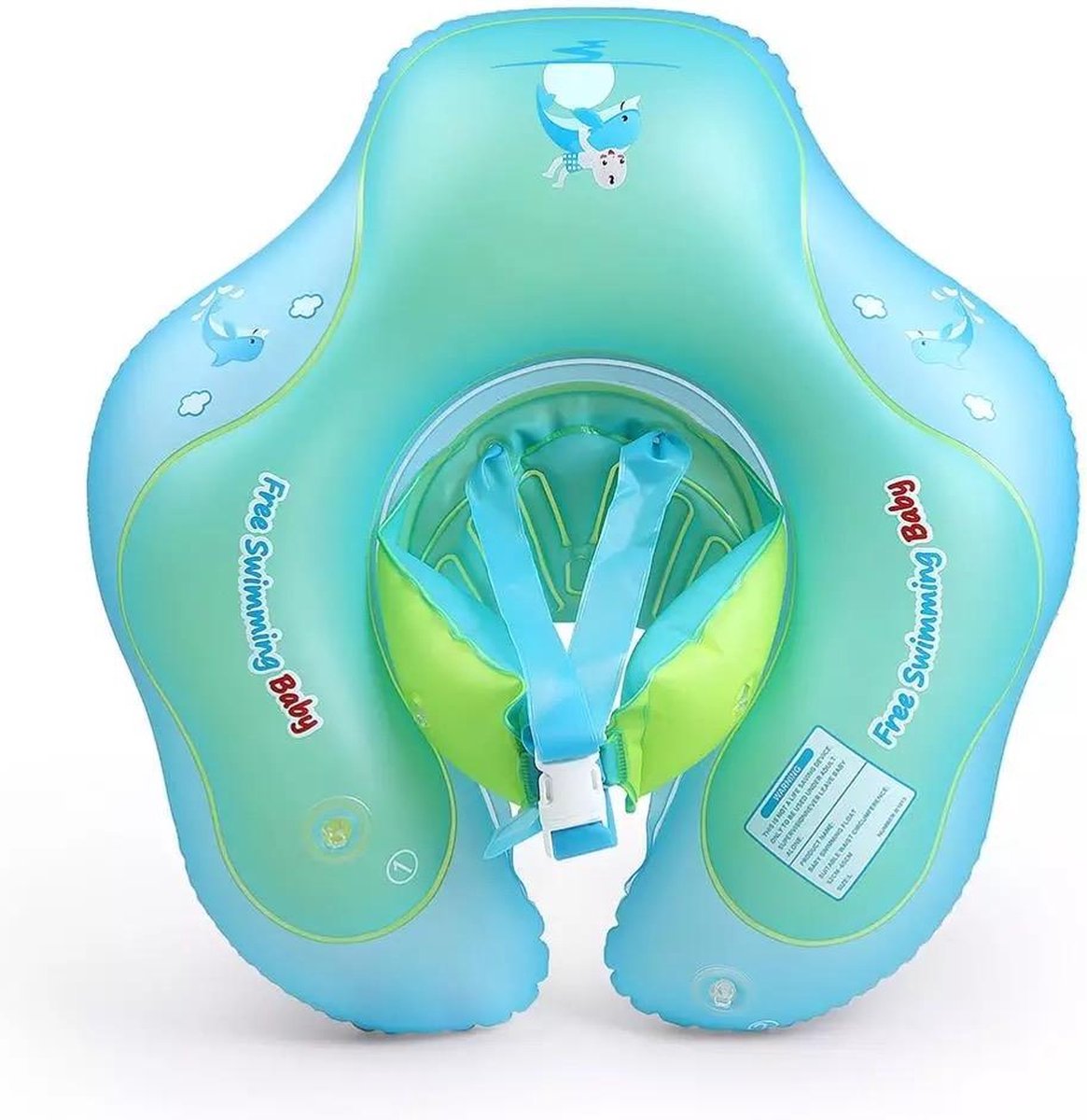 Zwemband baby - drijfband - opblaasbaar float - met veiligheidsgespen  verstelbaar -... | bol.com