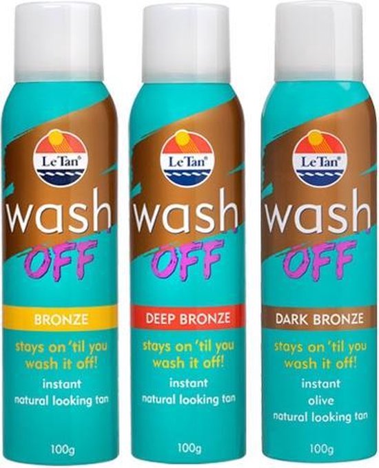 Le Tan Wash Off Bronze 100g spray