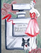 Vintage French Eau de Parfume Illustration