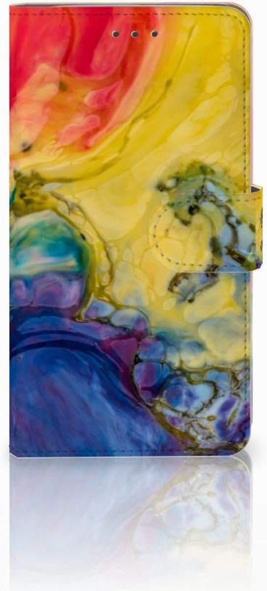 Hoesje Samsung Galaxy J7 2016 Watercolor Dark