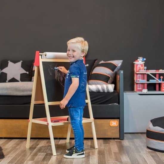 Bandits \u0026 Angels schoolbord Classic (krijtbord en whiteboard) + papierrrol  en accessoires | bol.com