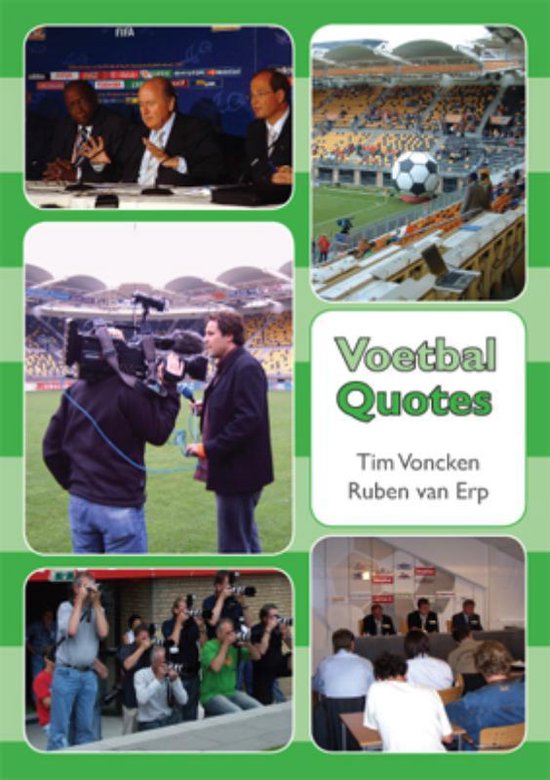Cover van het boek 'Voetbal Quotes' van T. Voncken en R. van Erp