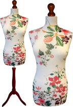 Good luck flower paspop met donker bruine sparkling driepoot 32/34