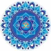 Yogi & Yogini naturals Raamsticker Blauwe Om Mandala (14 cm)