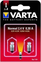 Varta 704 Reservelamp B 2,3v 0,27a(2x)
