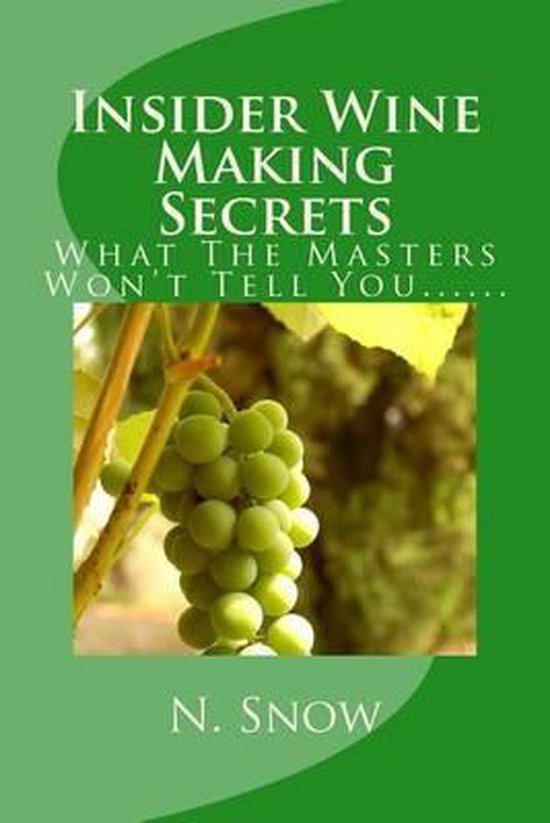 Insider Wine Making Secrets - cover