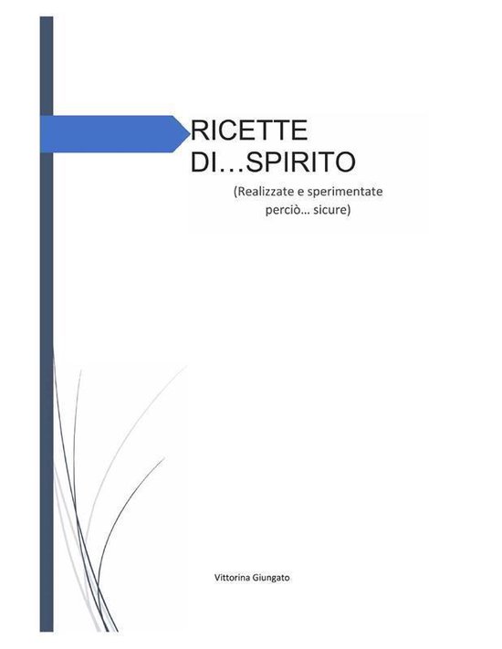 Ricette di... spirito - cover
