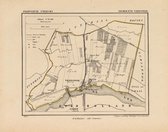 Historische kaart, plattegrond van gemeente Vreeswijk in Utrecht uit 1867 door Kuyper van Kaartcadeau.com