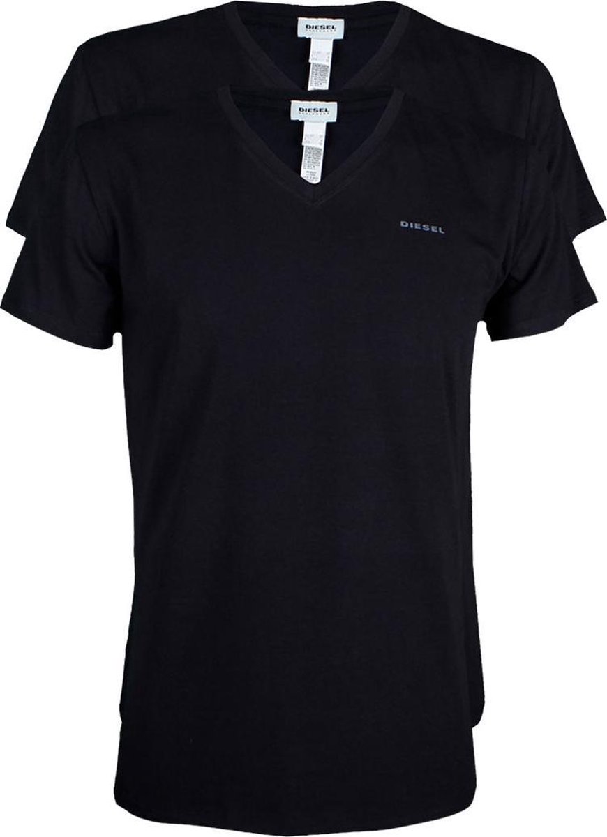 Diesel Michael T-shirt Heren Sportshirt - Maat S - Mannen - zwart